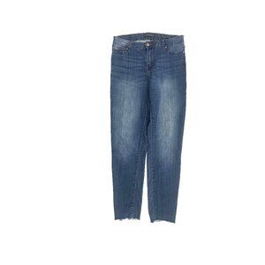 Crave by CP‎ High Rise Ankle Skinny Raw Hem Women's size 9 Blue Denim Jeans